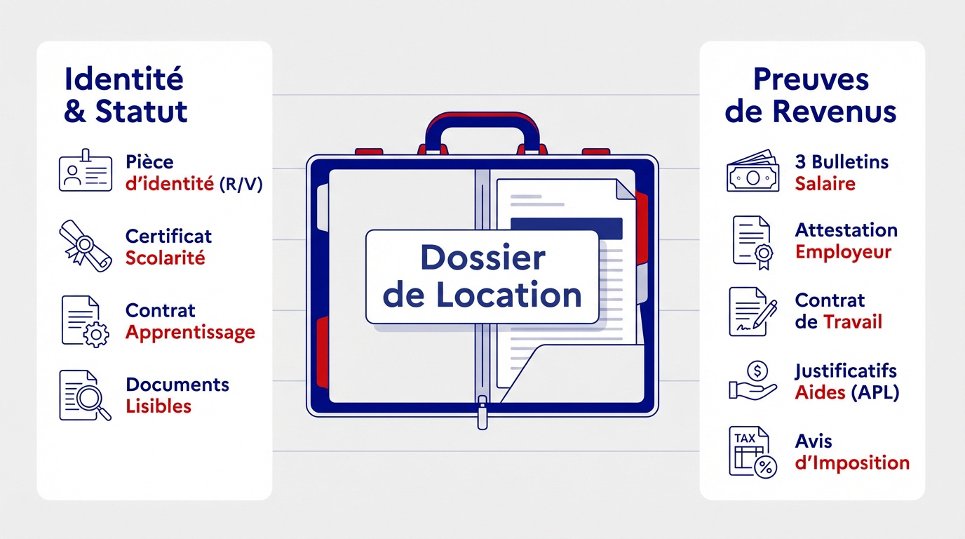 Documents indispensables pour un dossier de location en apprentissage