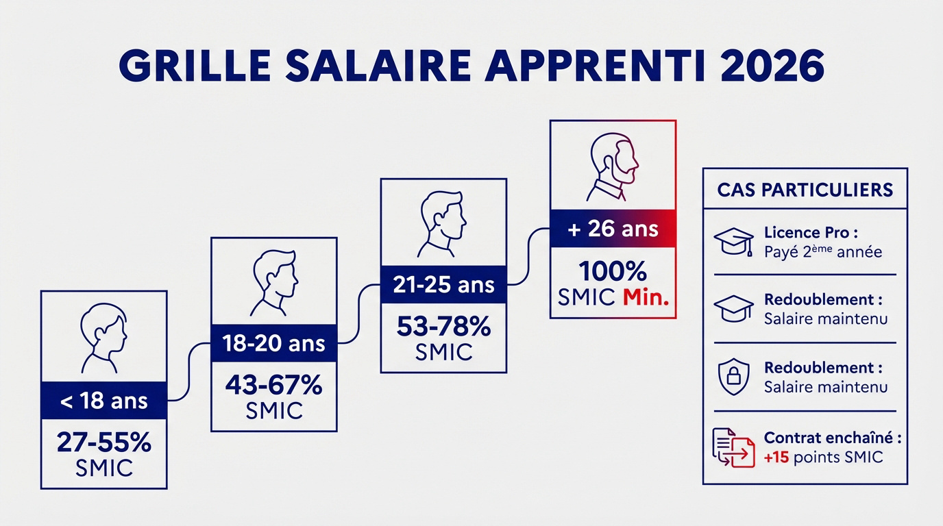 Salaire Apprentissage Ta R mun ration Et Tes Aides 2026 ISCIO
