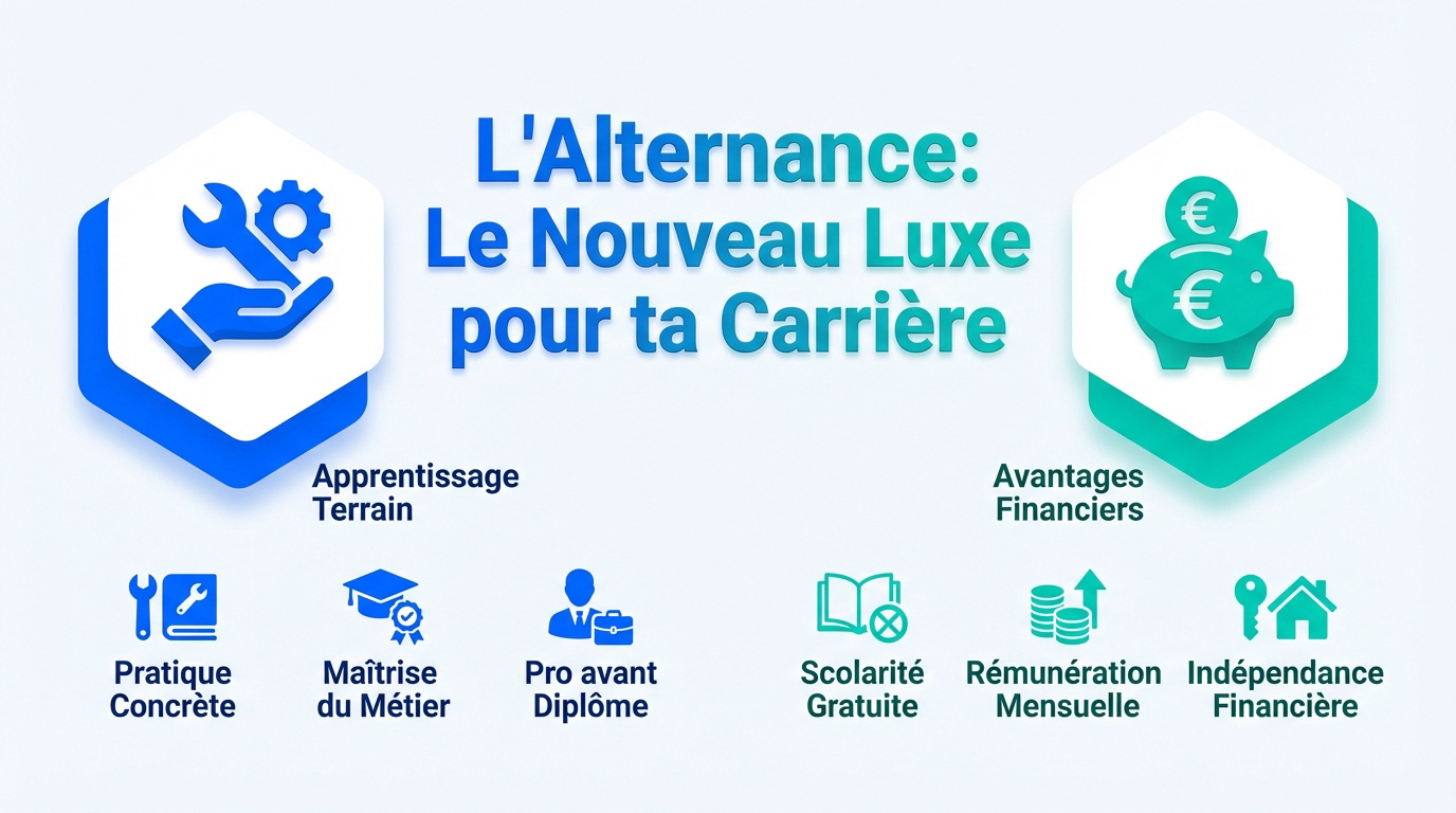 Une jeune étudiante en alternance travaillant avec enthousiasme dans une entreprise de maroquinerie de luxe