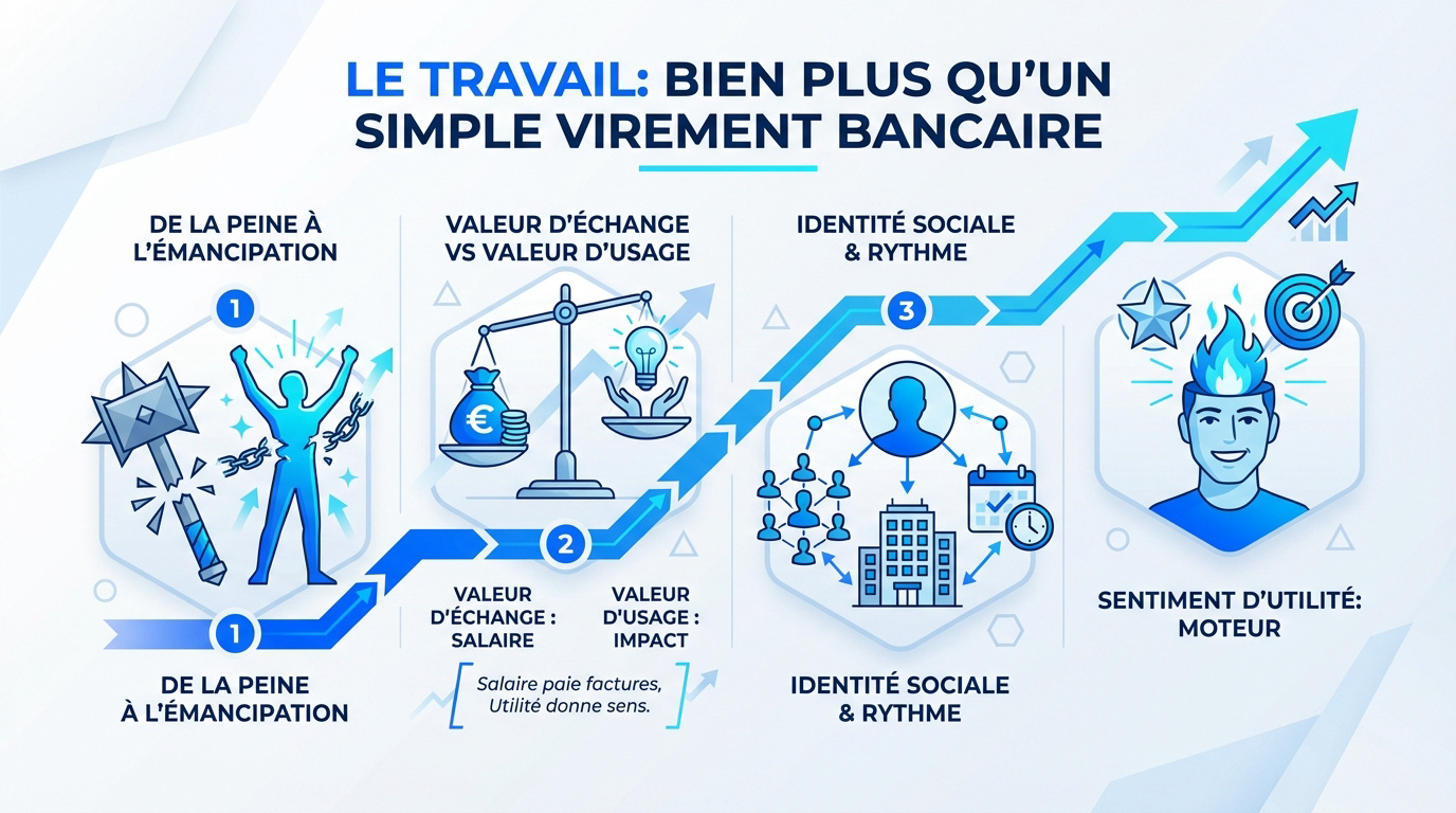 Un jeune alternant épanoui qui découvre le sens de ses missions en entreprise