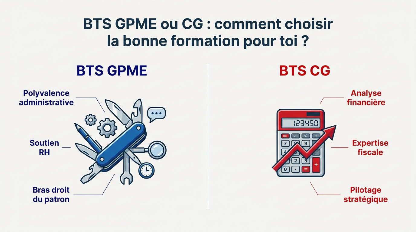 Choisir entre BTS GPME et BTS CG