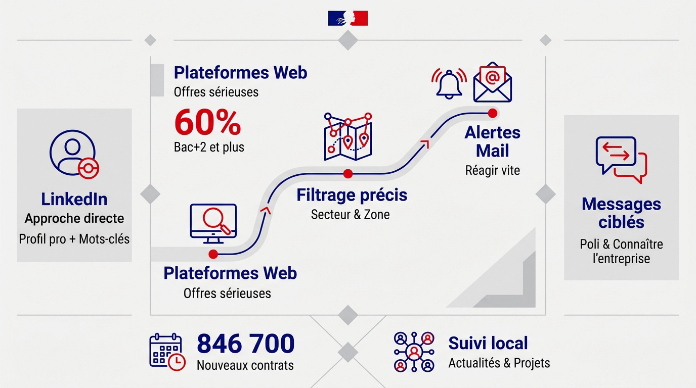 Guide des étapes clés pour trouver son alternance avec succès